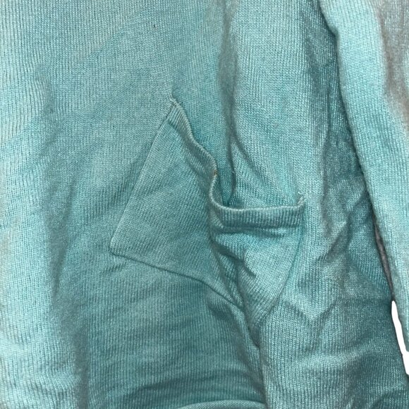 sundance sea glass turquoise cashmere blend tunic sweater M - Picture 3 of 4
